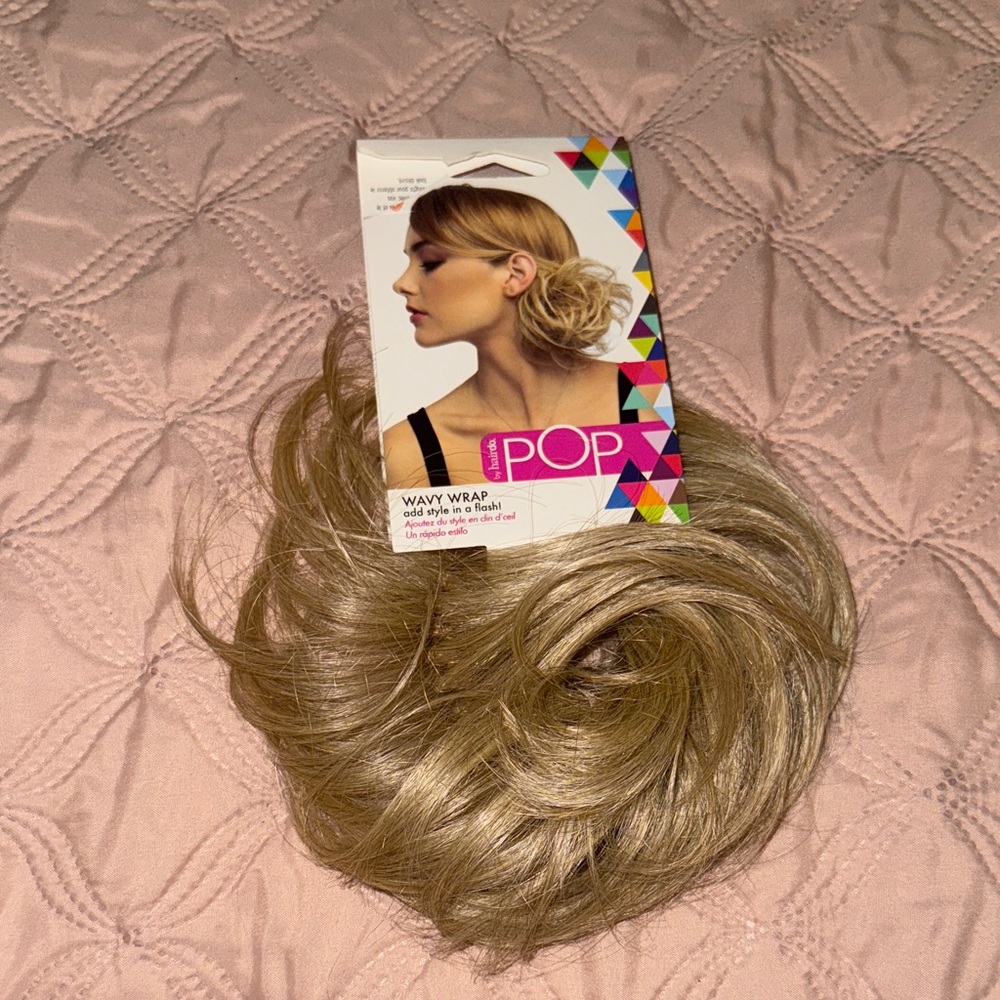 POP Blonde Wavy Hair Wrap